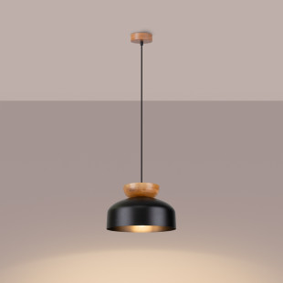 Lampa wisząca Marion czarna Sollux | Skandynawski design