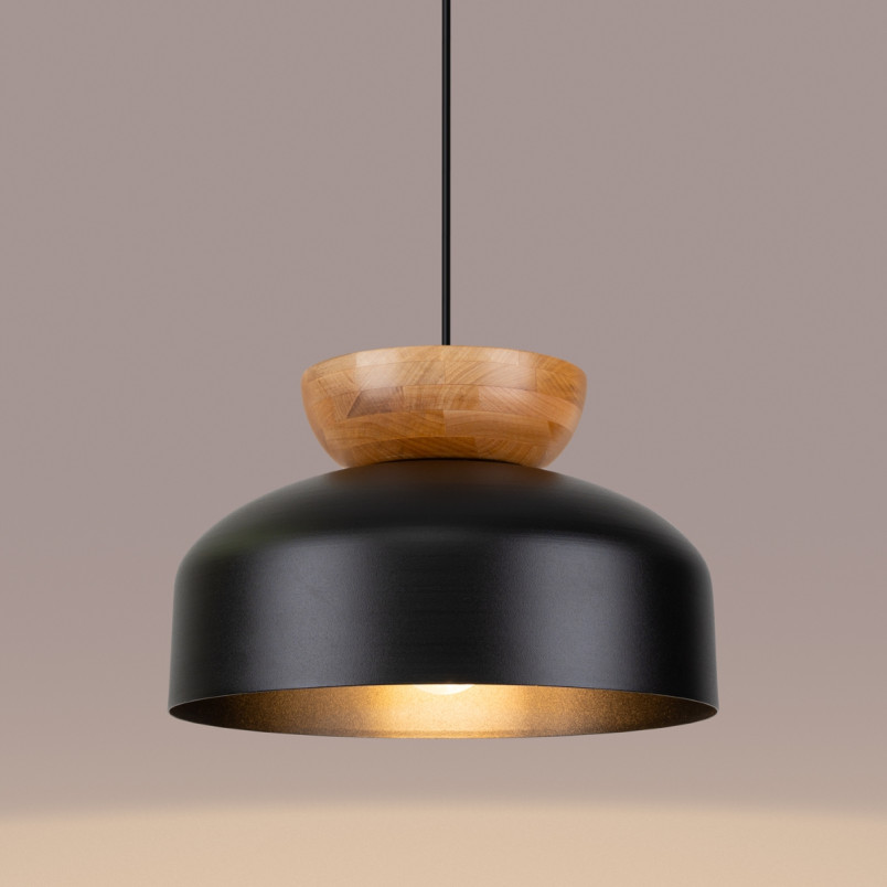 Lampa wisząca Marion czarna Sollux | Skandynawski design