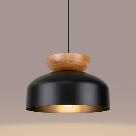 Lampa wisząca Marion czarna Sollux | Skandynawski design