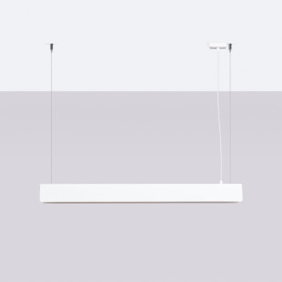 Lampa wisząca Spark 100cm biała Sollux | Nowoczesny design