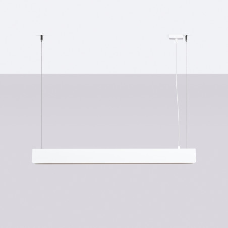 Lampa wisząca Spark 100cm biała Sollux | Nowoczesny design
