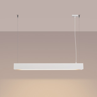 Lampa wisząca Spark 100cm biała Sollux | Nowoczesny design