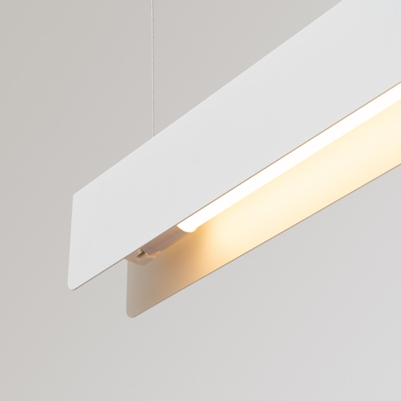 Lampa wisząca Spark 100cm biała Sollux | Nowoczesny design