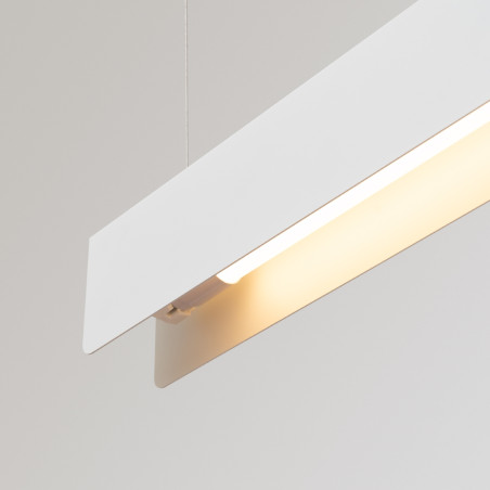 Lampa wisząca Spark 100cm biała Sollux | Nowoczesny design