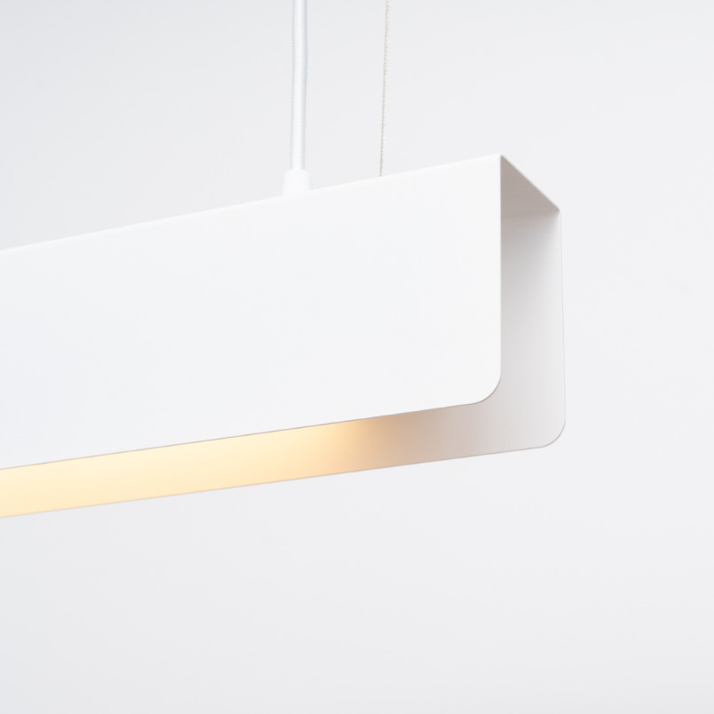Lampa wisząca Spark 100cm biała Sollux | Nowoczesny design