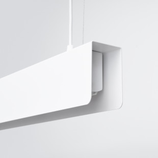 Lampa wisząca Spark 100cm biała Sollux | Nowoczesny design
