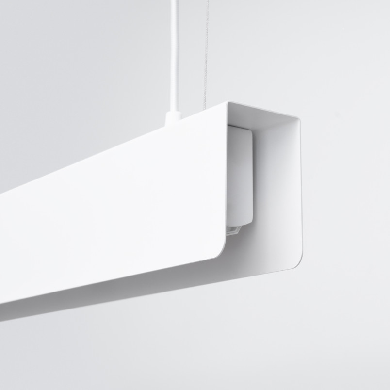 Lampa wisząca Spark 100cm biała Sollux | Nowoczesny design