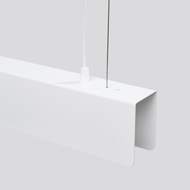 Lampa wisząca Spark 100cm biała Sollux | Nowoczesny design