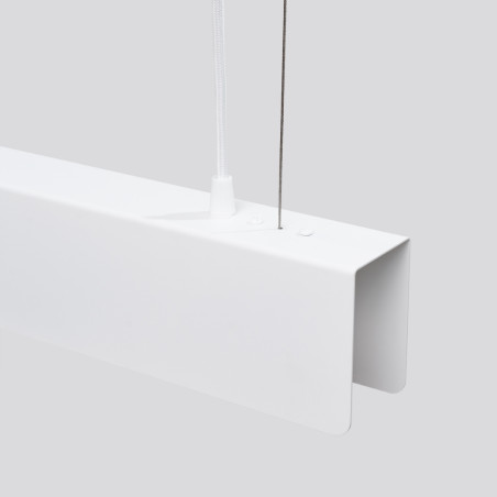 Lampa wisząca Spark 100cm biała Sollux | Nowoczesny design