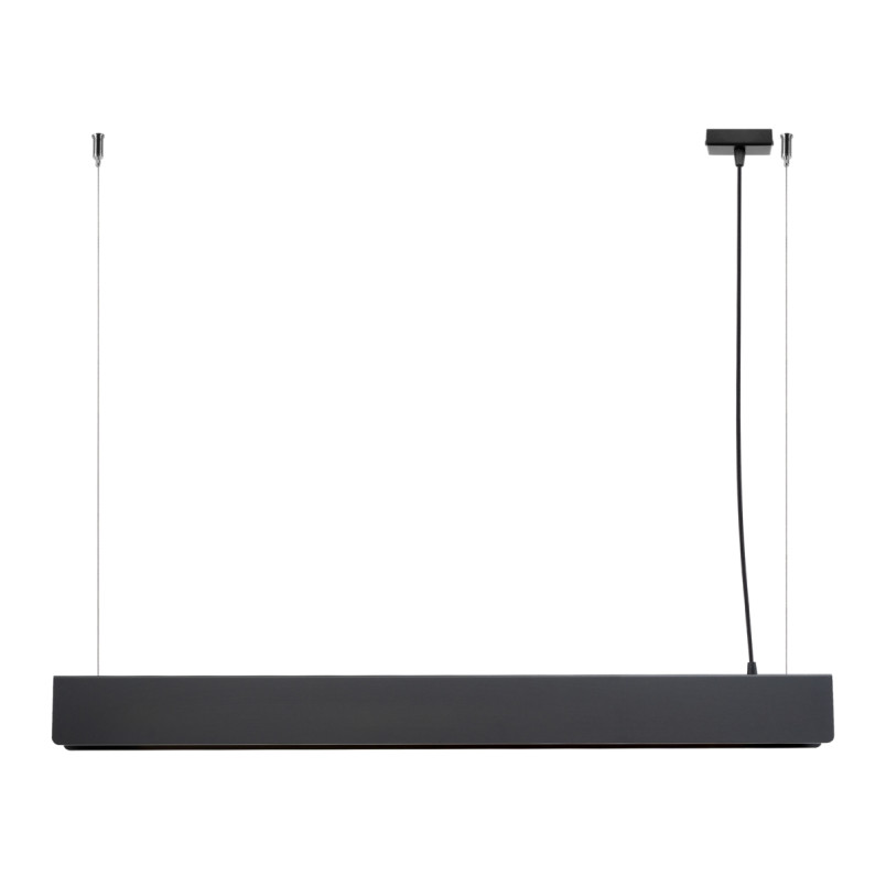 Lampa wisząca Spark 100cm czarna | Sollux - Nowoczesny design