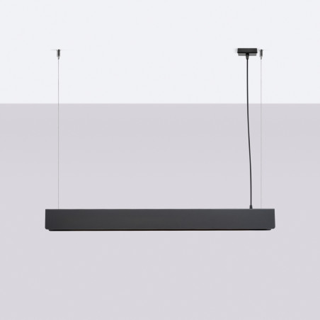 Lampa wisząca Spark 100cm czarna | Sollux - Nowoczesny design