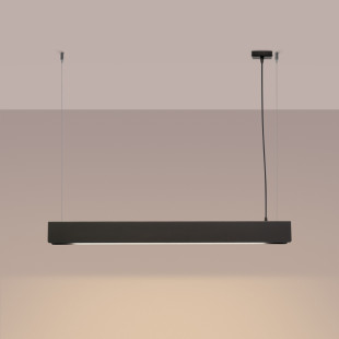 Lampa wisząca Spark 100cm czarna | Sollux - Nowoczesny design