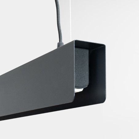 Lampa wisząca Spark 100cm czarna | Sollux - Nowoczesny design