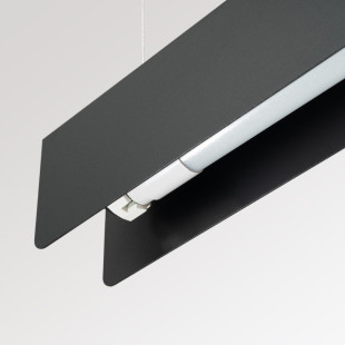Lampa wisząca Spark 100cm czarna | Sollux - Nowoczesny design