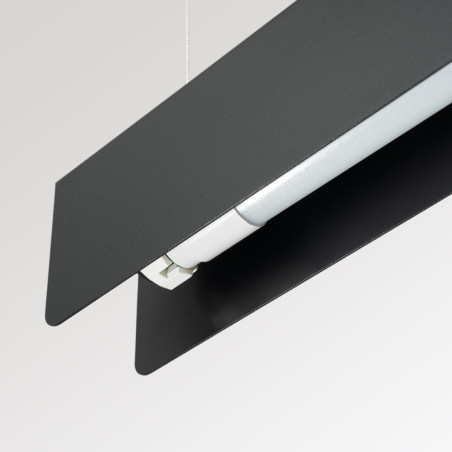 Lampa wisząca Spark 100cm czarna | Sollux - Nowoczesny design