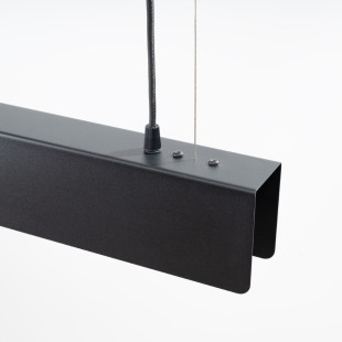 Lampa wisząca Spark 100cm czarna | Sollux - Nowoczesny design