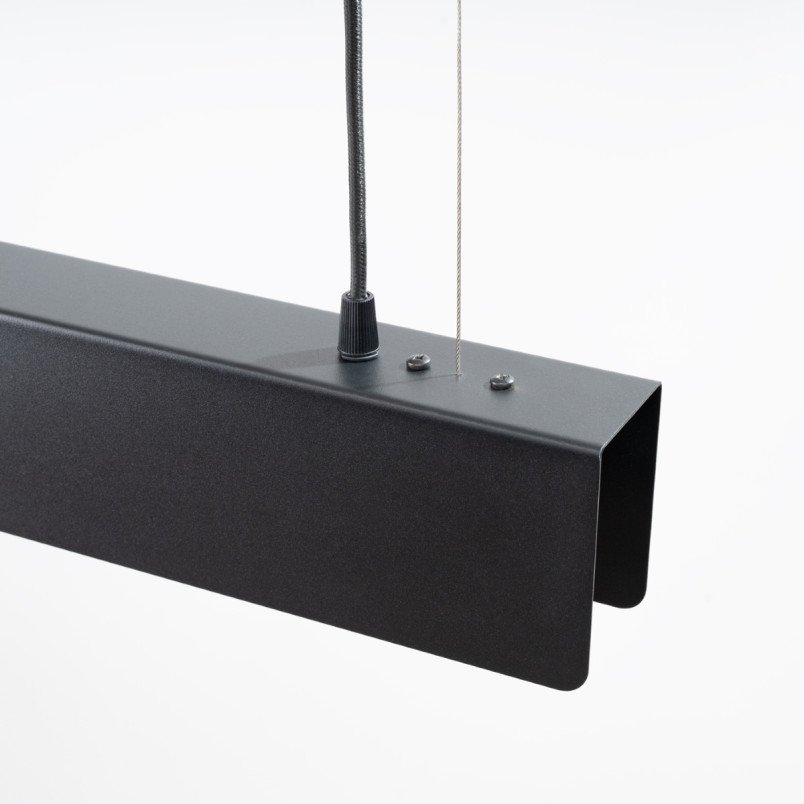 Lampa wisząca Spark 100cm czarna | Sollux - Nowoczesny design