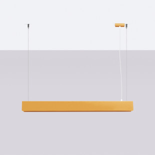 Lampa wisząca Spark 100cm złota Sollux - Elegancki design