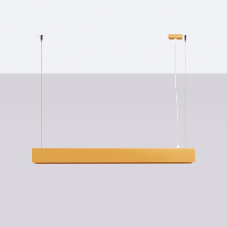 Lampa wisząca Spark 100cm złota Sollux - Elegancki design