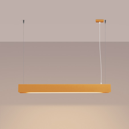 Lampa wisząca Spark 100cm złota Sollux - Elegancki design