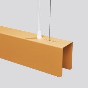 Lampa wisząca Spark 100cm złota Sollux - Elegancki design