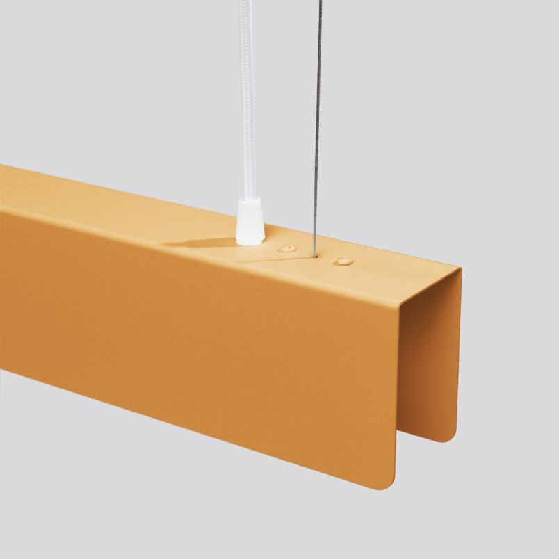 Lampa wisząca Spark 100cm złota Sollux - Elegancki design