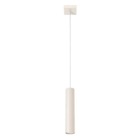 Lampa wisząca Lagos Sollux - Beżowa tuba 8cm | Sklep z lampami