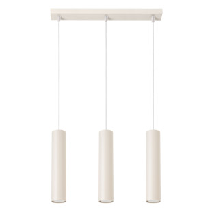 Lampa wisząca 3 tuby Lagos Long 45cm beżowa Sollux - Sklep Sollux