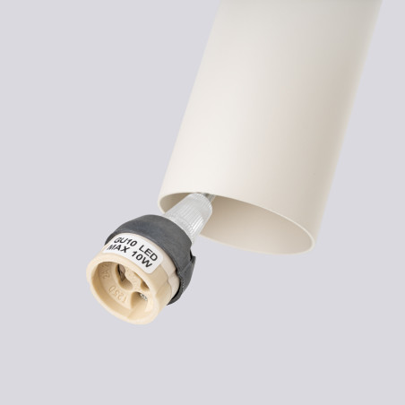 Lampa wisząca 3 tuby Lagos Long 45cm beżowa Sollux - Sklep Sollux