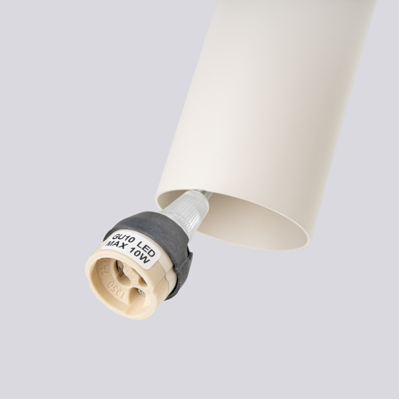 Lampa wisząca Lagos Round Sollux - 3 tuby, beżowa | Sklep z lampami
