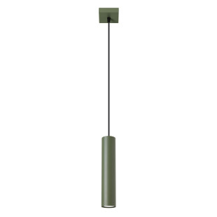 Lampa wisząca Lagos zielona oliwka Sollux - Nowoczesny design