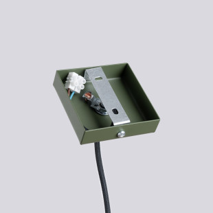 Lampa wisząca Lagos zielona oliwka Sollux - Nowoczesny design