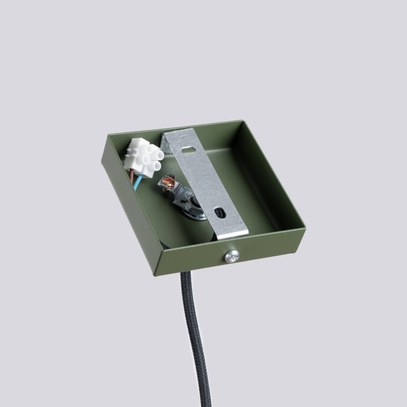 Lampa wisząca Lagos zielona oliwka Sollux - Nowoczesny design