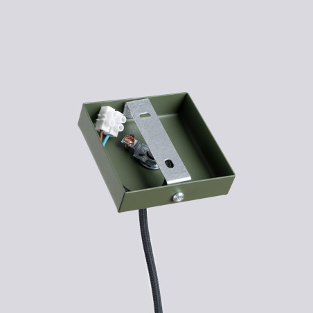 Lampa wisząca Lagos zielona oliwka Sollux - Nowoczesny design
