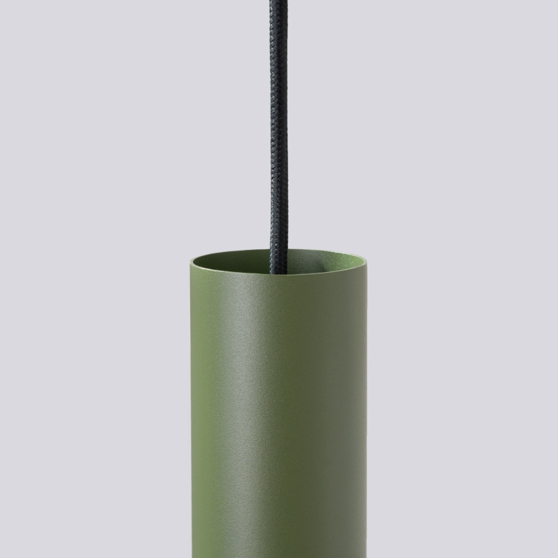 Lampa wisząca Lagos zielona oliwka Sollux - Nowoczesny design