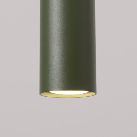 Lampa wisząca Lagos zielona oliwka Sollux - Nowoczesny design