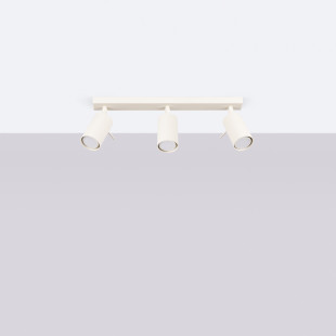 Reflektor sufitowy 3 punktowy Ring Long beżowy Sollux - Sklep Lamp