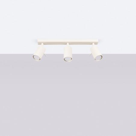 Reflektor sufitowy 3 punktowy Ring Long beżowy Sollux - Sklep Lamp