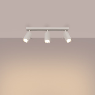Reflektor sufitowy 3 punktowy Ring Long beżowy Sollux - Sklep Lamp