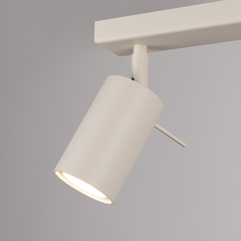 Reflektor sufitowy 3 punktowy Ring Long beżowy Sollux - Sklep Lamp