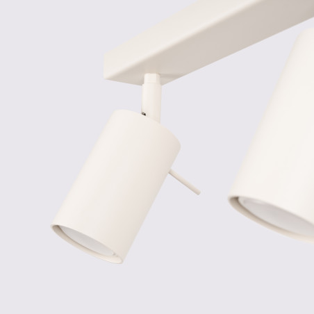 Reflektor sufitowy 3 punktowy Ring Long beżowy Sollux - Sklep Lamp