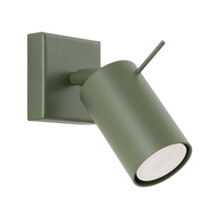 Kinkiet Ring Sollux - Regulowany, Zielony Oliwkowy | Sklep Lamp