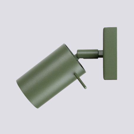 Kinkiet Ring Sollux - Regulowany, Zielony Oliwkowy | Sklep Lamp