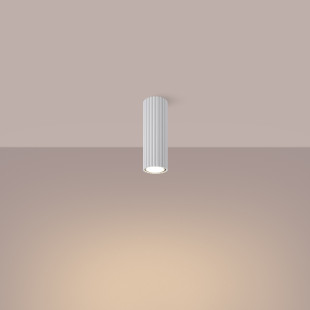 Lampa spot Karbon biała Sollux | Nowoczesny design