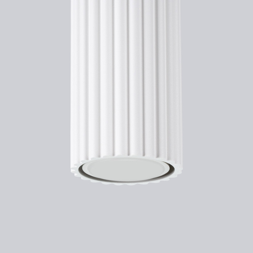 Lampa spot Karbon biała Sollux | Nowoczesny design