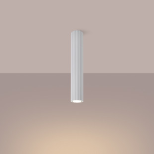 Lampa spot Karbon biała Sollux | Nowoczesny design