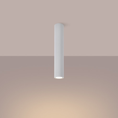 Lampa spot Karbon biała Sollux | Nowoczesny design