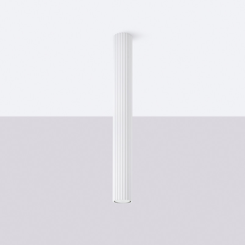 Lampa spot Karbon biała Sollux - nowoczesny design