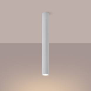 Lampa spot Karbon biała Sollux - nowoczesny design