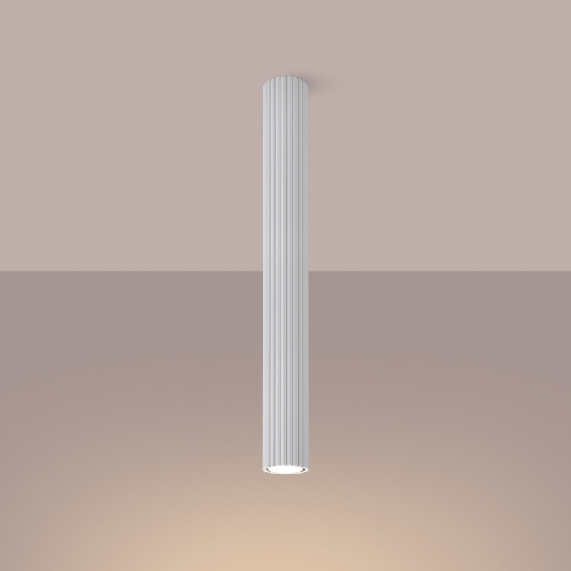 Lampa spot Karbon biała Sollux - nowoczesny design